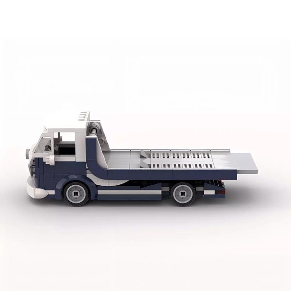 Bricklink Technical Car 10220 – Creative VW T1 Mini Scale Tow Truck Building Blocks - Image 6