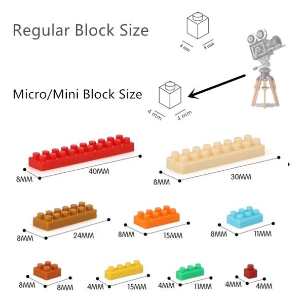 Movie Film Cine Camera Tribute Building Blocks Set - Image 7