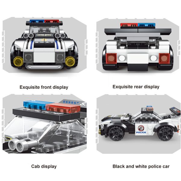 LEGO SWAT Super Police Car Building Blocks - Image 3