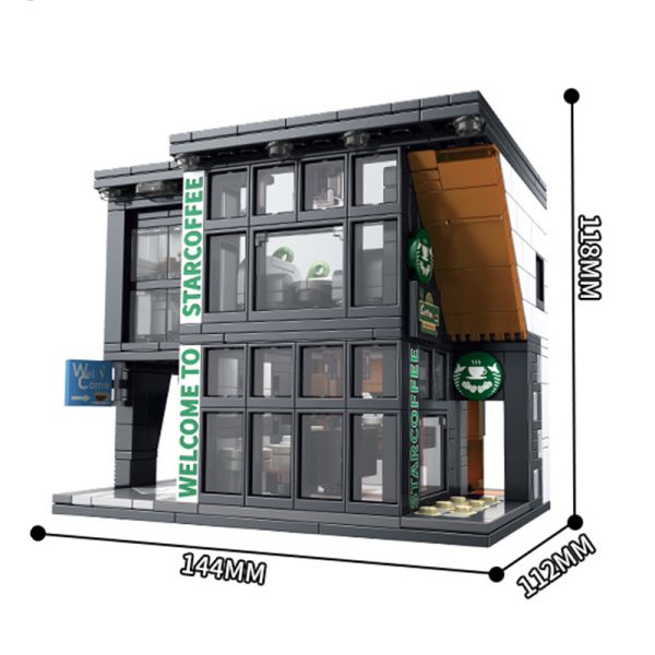 City Star Coffee House Building Blocks Set - Image 8