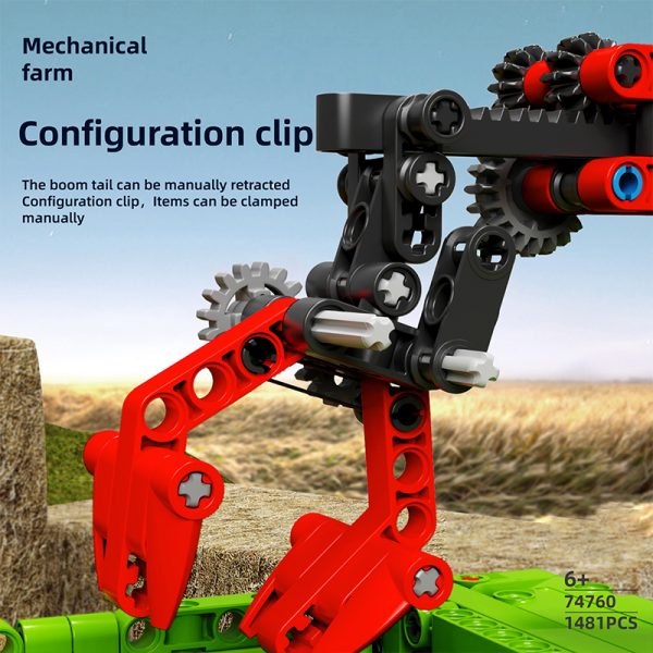 Building Block Set City Construction Tractor and Harvester - Image 6