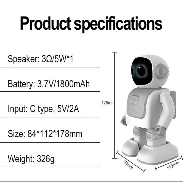 Robot Dance Intelligent multi-functional space-themed toy - Image 3