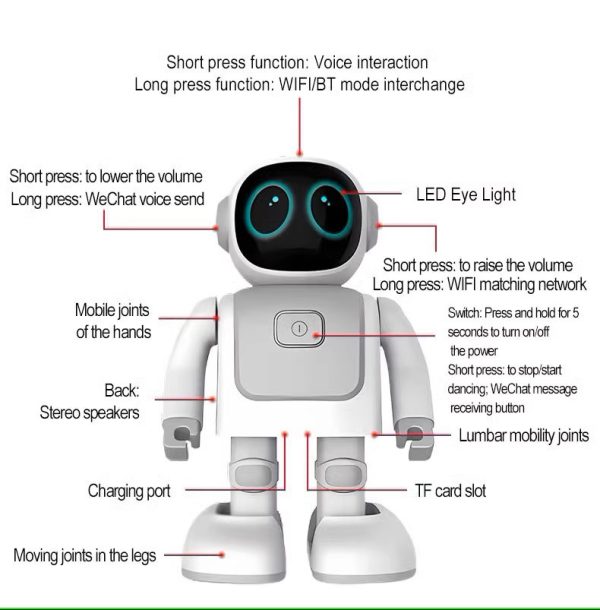 Robot Dance Intelligent multi-functional space-themed toy - Image 5