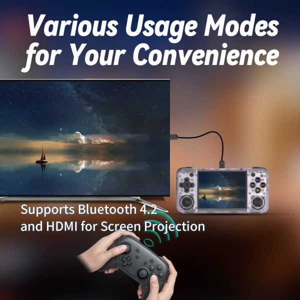 ANBERNIC RG35XX H Handheld Game Console – Retro Power in Your Pocket - Image 4