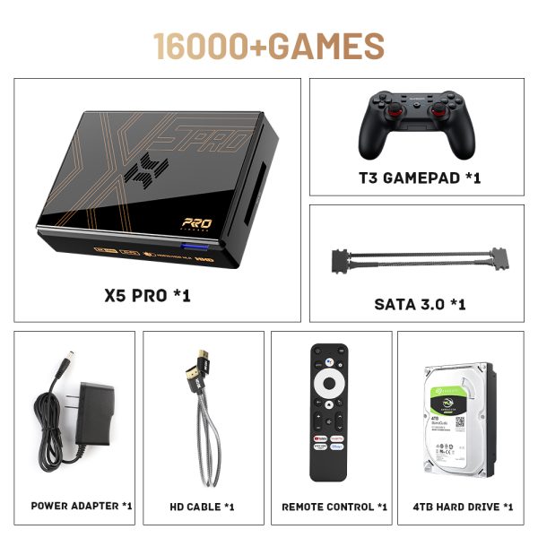 Kinhank Super Console X5 PRO Retro Video Game Console – Ultimate Gaming Powerhouse - Image 5