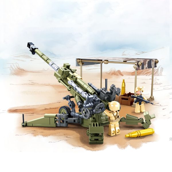 Building Blocks WW2 M777 Ultra Lightweight Field Howitzer - Image 4