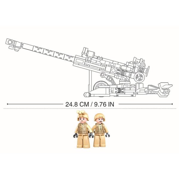 Building Blocks WW2 M777 Ultra Lightweight Field Howitzer - Image 5