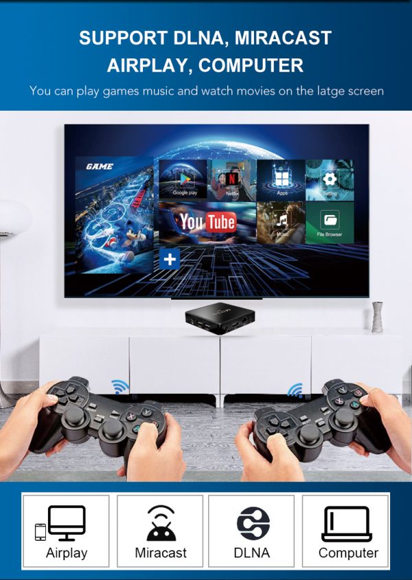 M8 PRO MINI Retro Video Game Console – Wireless HD Family Arcade Fun - Image 3