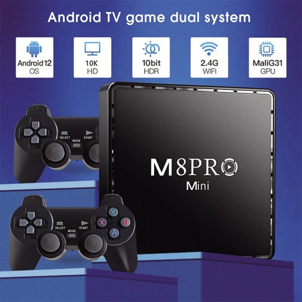 M8 PRO MINI Retro Video Game Console – Wireless HD Family Arcade Fun - Image 4
