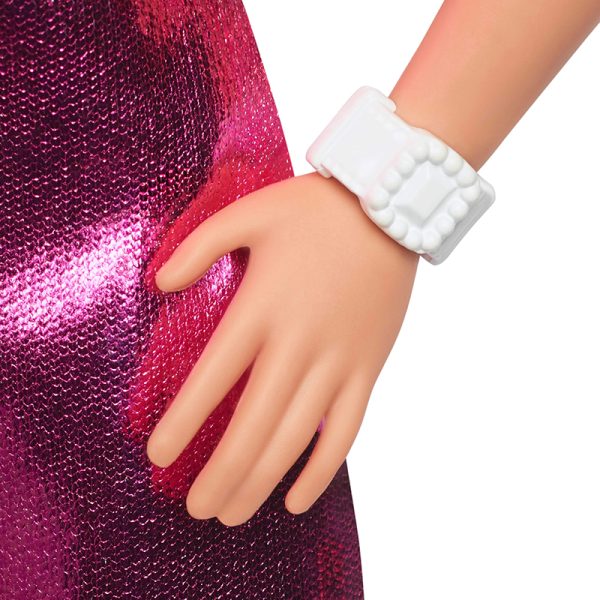 Barbie Fashionistas Doll Stylish and Bold in Metallic Pink